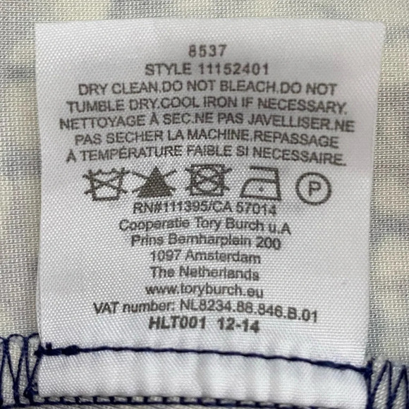 Tory Burch Geometric Print Zip Front Ponte Dress - Picture 12 of 14